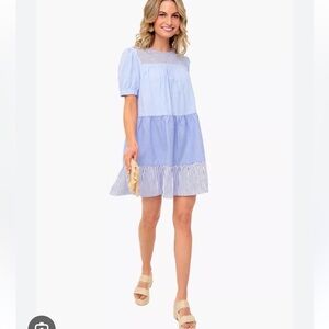 Pomander Place Blue Quinn Dress